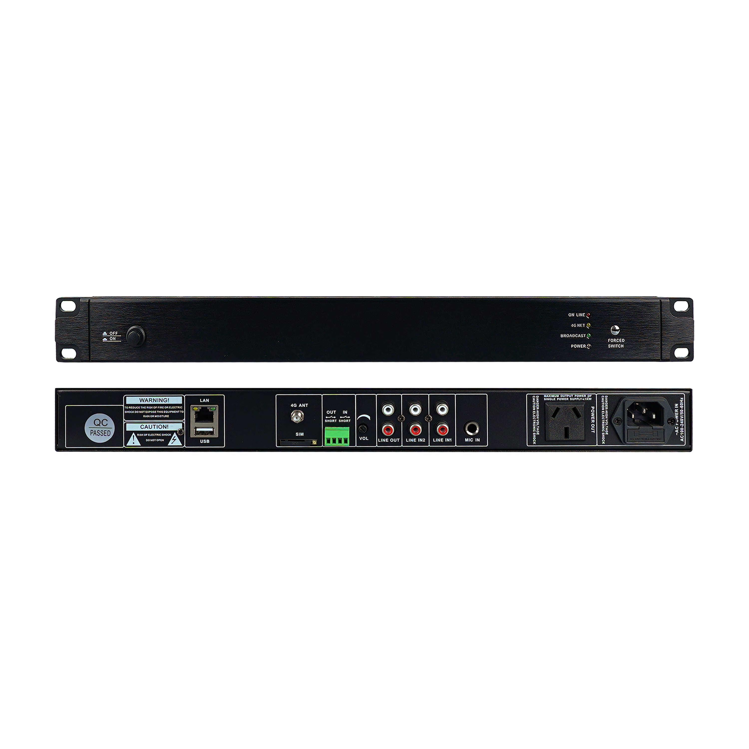 網絡電話/短信廣播主機 OBT-IP8070